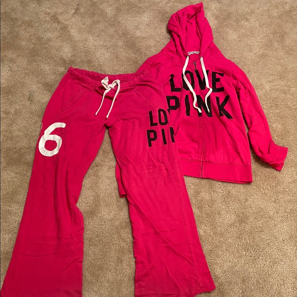PINK Victoria’s Secret matching sweat set